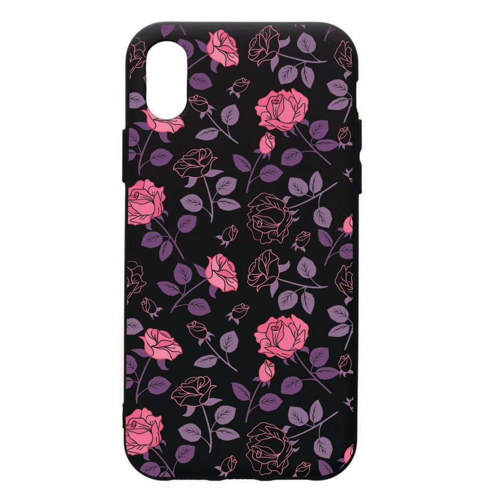 Husa de protectie Samsung Galaxy A01, Roses, silicon, cu interiorul din material textil, protectie camera, PB168