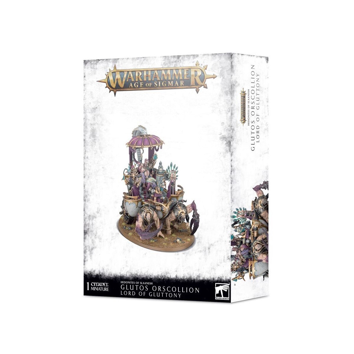Pachet Miniaturi WarhammerAOS, Games Workshop, Glutos Orscollion Lord of Gluttony