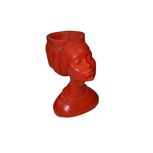 Vaza chip printesa, 24 cm, rosie, ipsos