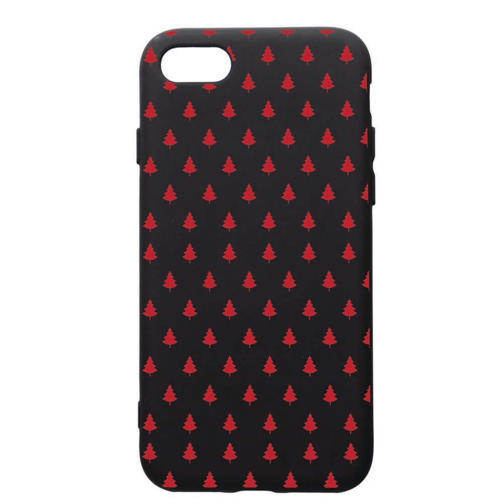 Husa de protectie Apple iPhone SE 2 / iPhone 8 / iPhone 7, Christmas, silicon, cu interiorul din material textil, protectie camera, PB174