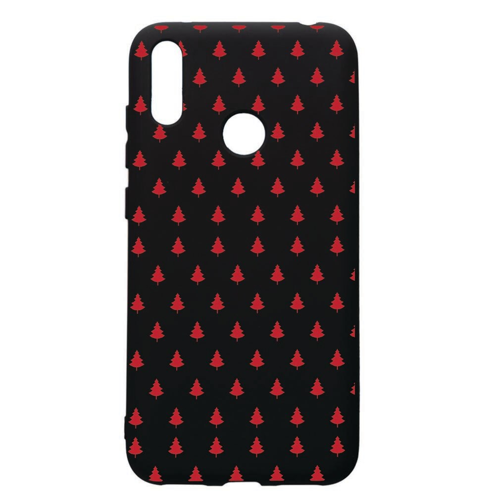 Husa de protectie Huawei Y7 2019, Christmas, silicon, cu interiorul din material textil, protectie camera, PB174