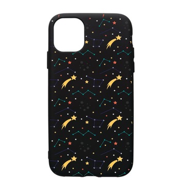 Husa de protectie Apple iPhone 12 Mini, Zodiac, silicon, cu interiorul din material textil, protectie camera, PB177 Husa de protectie Apple iPhone 12 Mini, Zodiac, silicon, cu interiorul din material textil, protectie camera, PB177