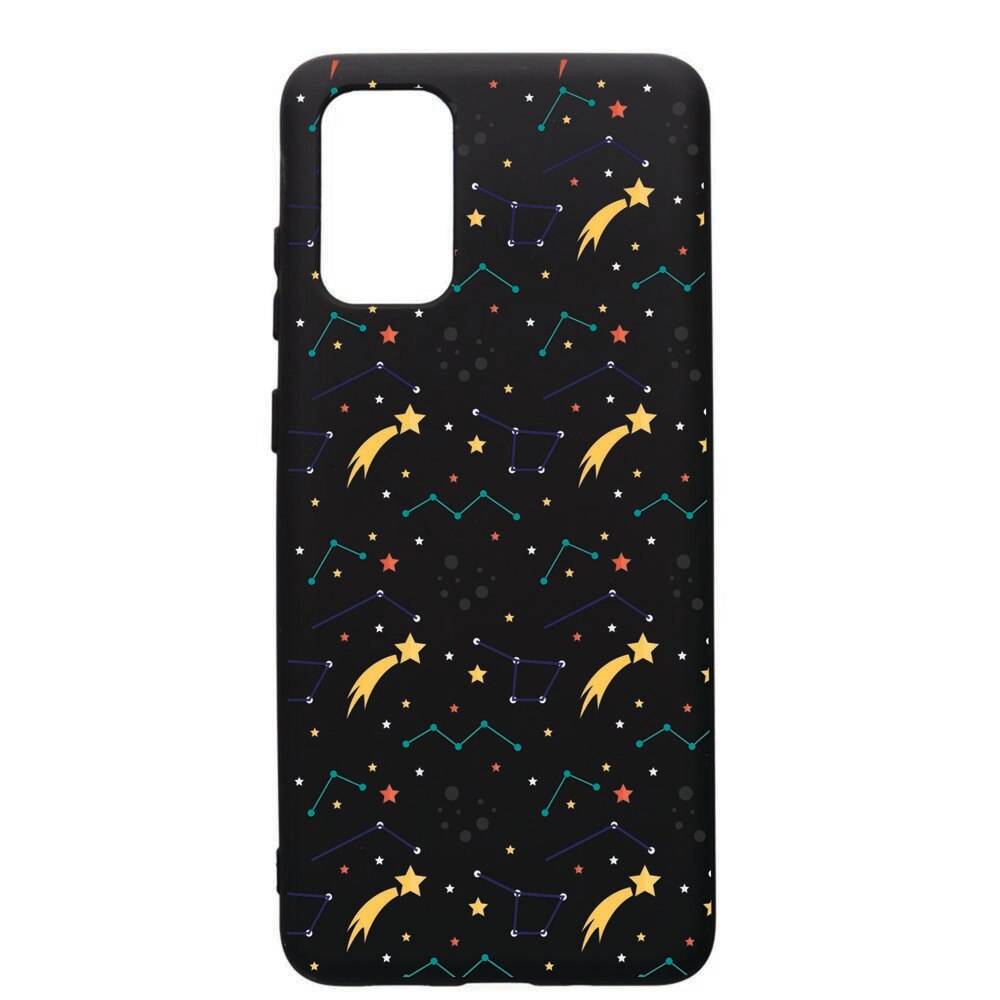 Husa de protectie Samsung Galaxy A41, Zodiac, silicon, cu interiorul din material textil, protectie camera, PB177