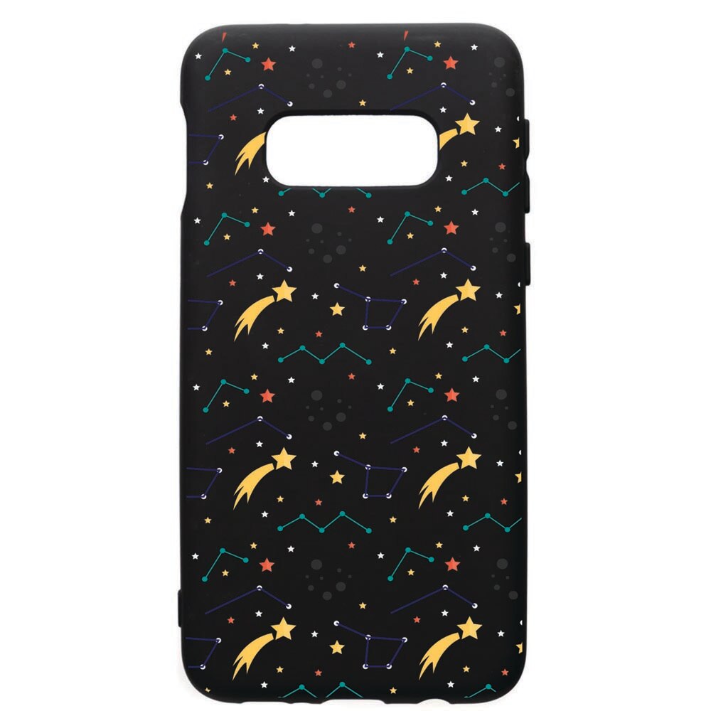Husa de protectie Samsung Galaxy S10E, Zodiac, silicon, cu interiorul din material textil, protectie camera, PB177