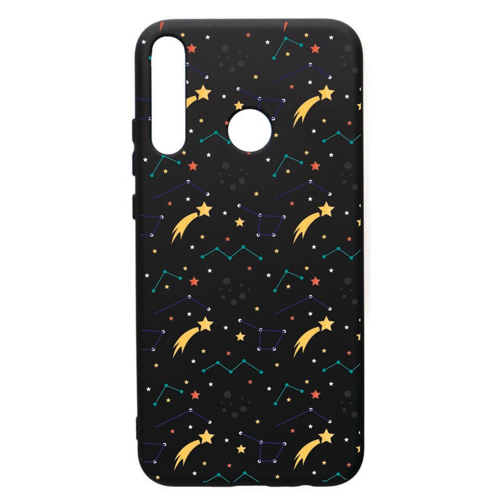 Husa de protectie Huawei P40 Lite E / Y7p, Zodiac, silicon, cu interiorul din material textil, protectie camera, PB177