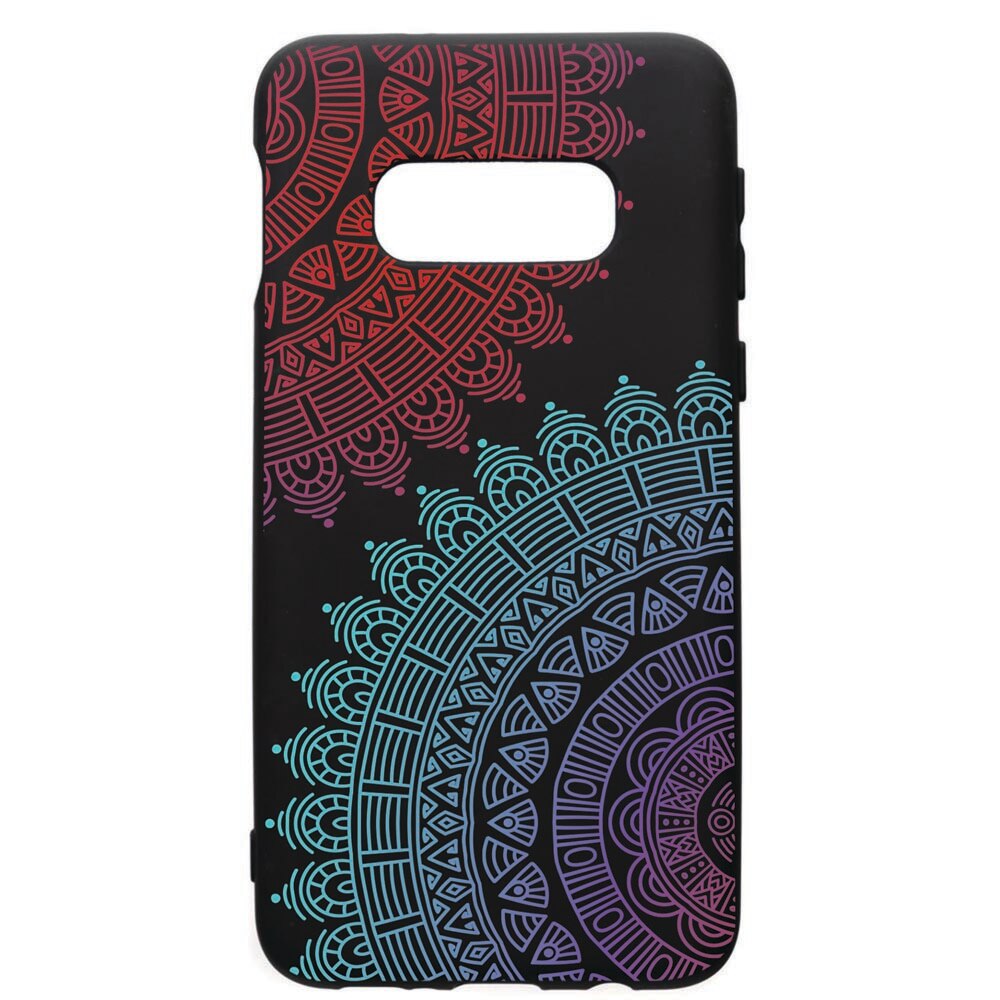 Husa de protectie Samsung Galaxy S10E, Lace, silicon, cu interiorul din material textil, protectie camera, PB176