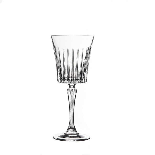 Set 6 pahare pentru vin cu picioar Rcr Crystal, Timeless