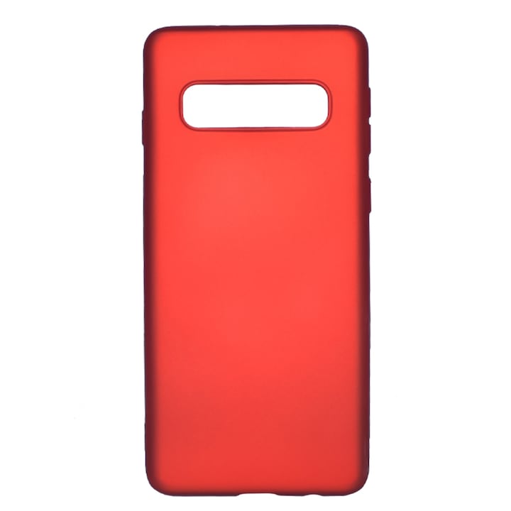 Защитен калъф, съвместим със Samsung Galaxy S10 Plus, Level, Червен