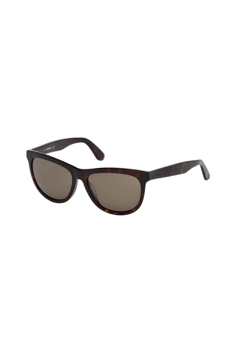 Diesel, Ochelari de soare unisex cu logo, Maro inchis/Rosu, 55-16-145 Standard