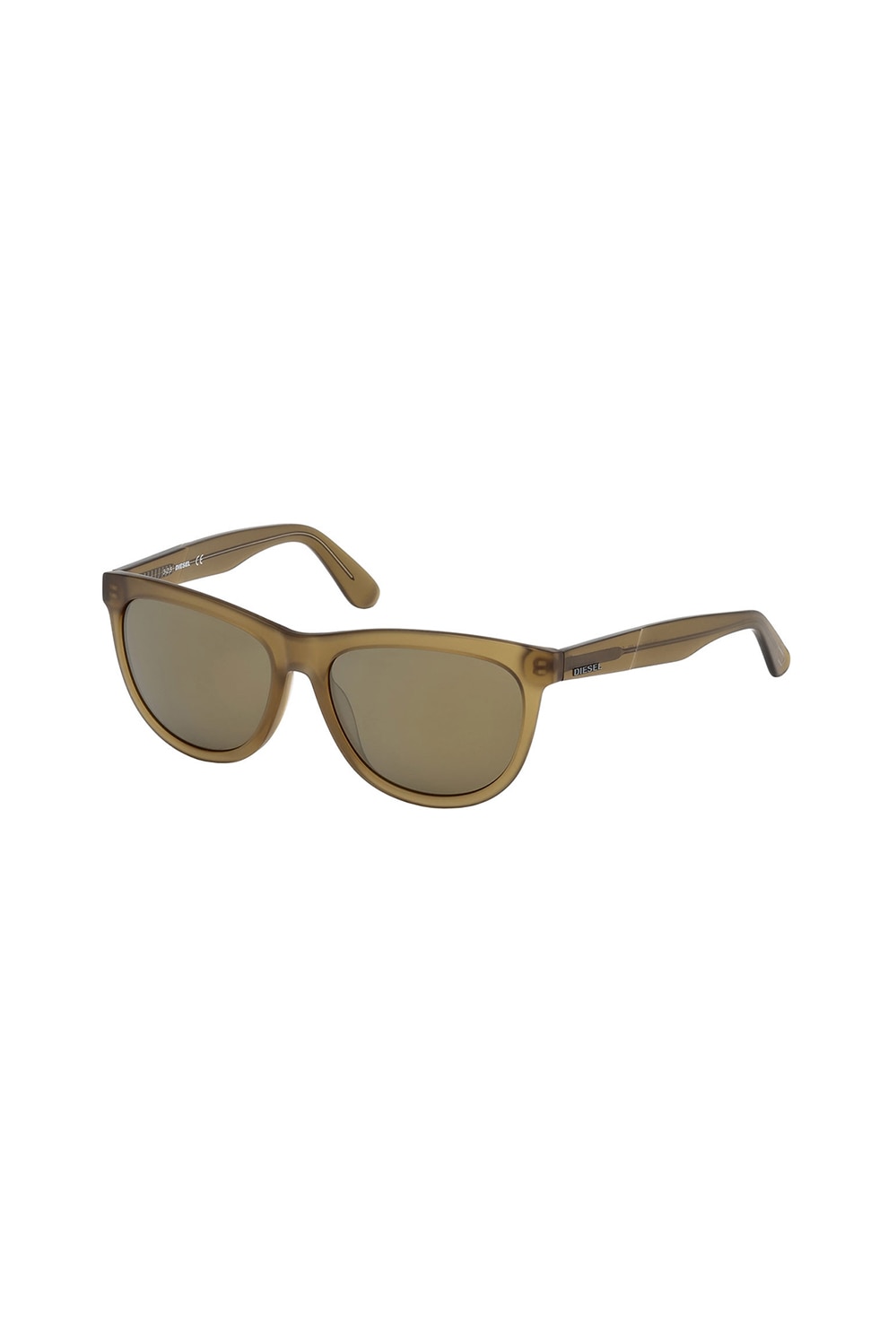 Diesel, Ochelari de soare unisex cu lentile uni, Cafeniu, 55-16-145 Standard