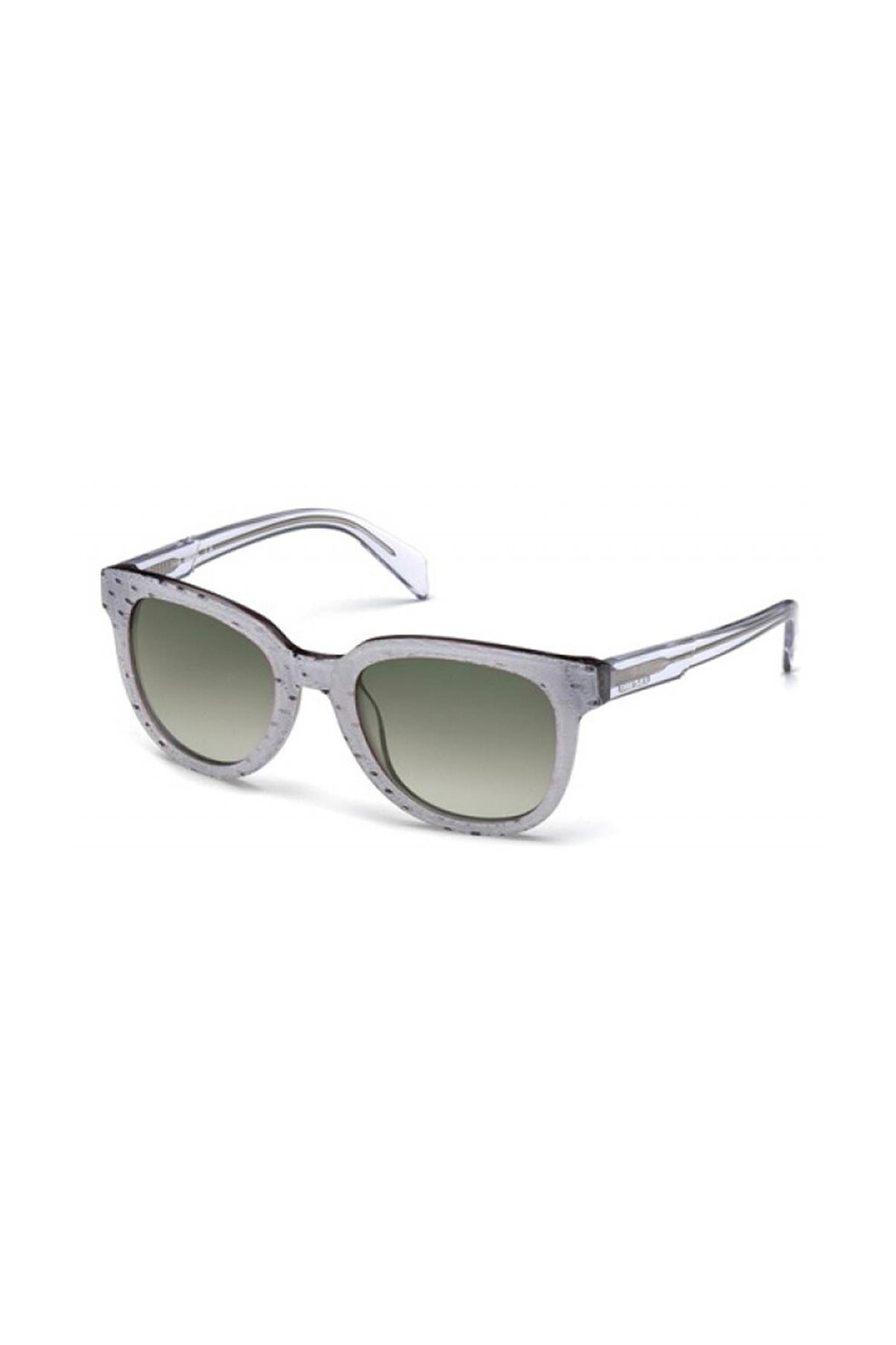 Diesel, Ochelari de soare rotunzi unisex, Gri, 54-21-140 Standard