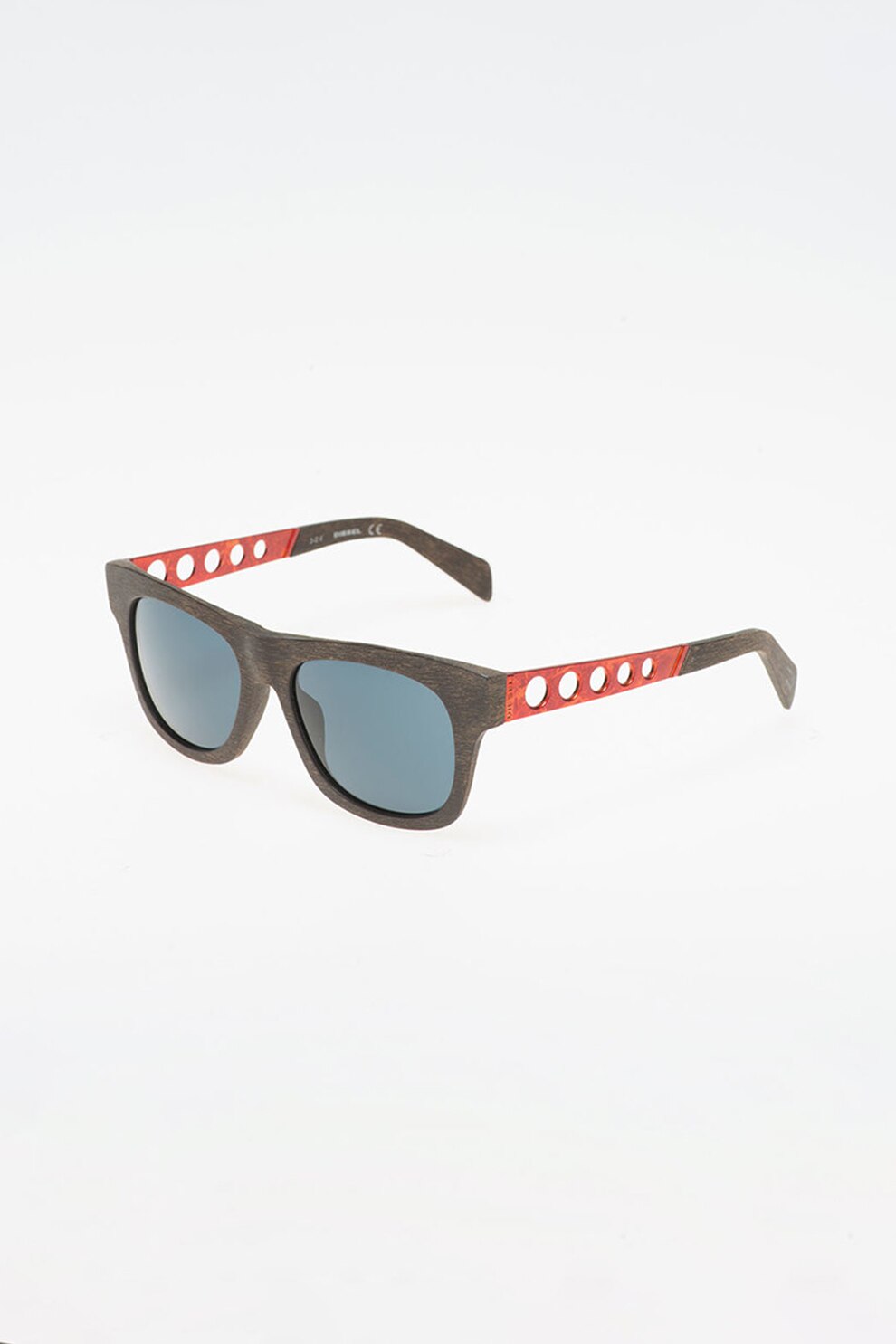 Diesel, Ochelari de soare dreptunghiulari unisex, Taupe, 55-17-140 Standard