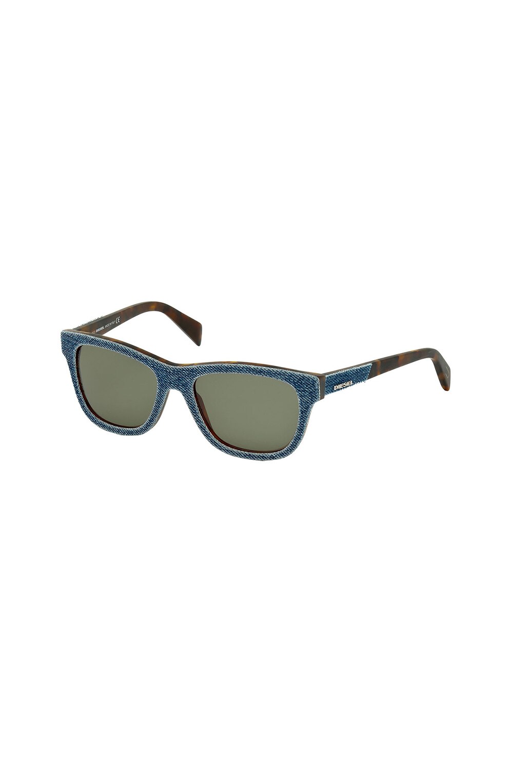 Diesel, Ochelari de soare patrati unisex, Albastru prafuit/Maro, 54-18-140 Standard