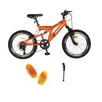 bicicleta pentru copii mtb cu roti de 20quot frane v-brake fataspate 6 viteze portocaliualbnegru mountain bike rich alpin genius cu dubla suspensie imagen 12_0_
0
