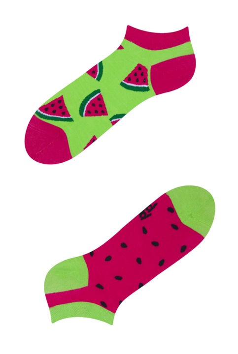 Sosete dama pepene rosu, sub glezna, marime 35-38