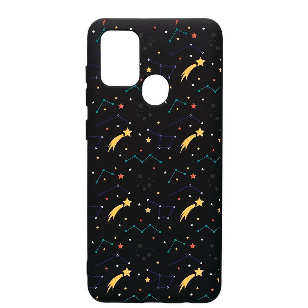 Husa de protectie Samsung Galaxy A21, Zodiac, silicon, cu interiorul din material textil, protectie camera, PB177