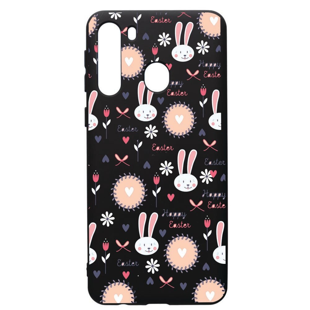 Husa de protectie Samsung Galaxy A21S, Easter, silicon, cu interiorul din material textil, protectie camera, PB189