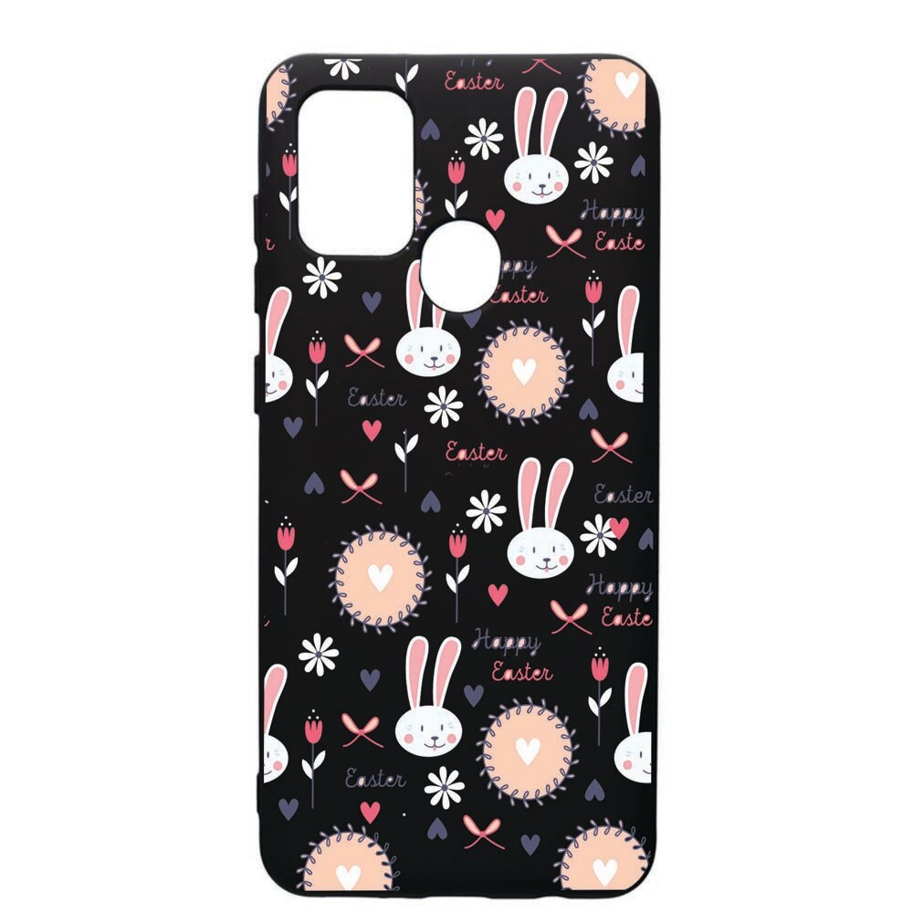 Husa de protectie Samsung Galaxy A21, Easter, silicon, cu interiorul din material textil, protectie camera, PB189