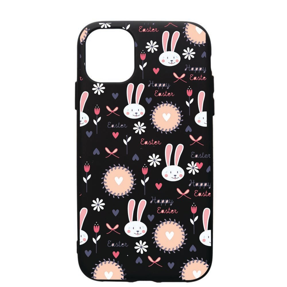 Husa de protectie Apple iPhone 12 Mini, Easter, silicon, cu interiorul din material textil, protectie camera, PB189