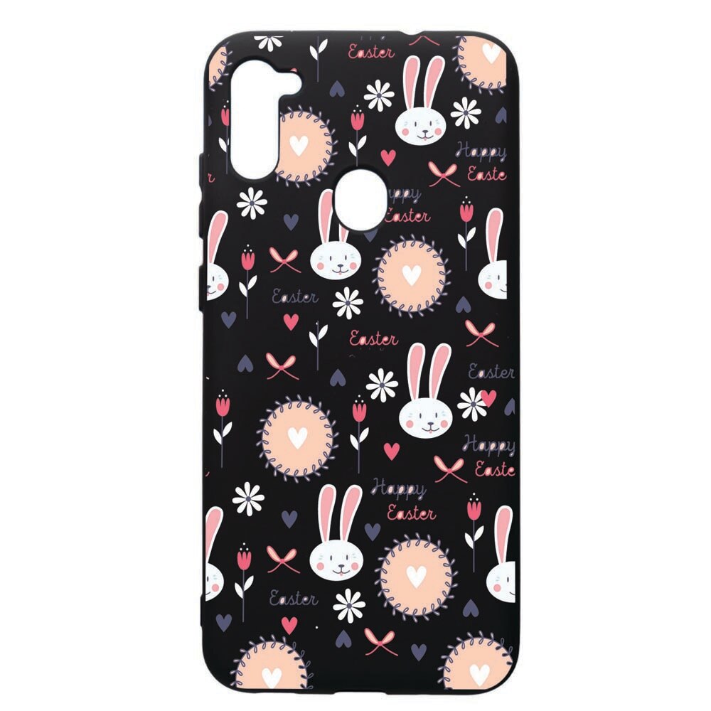 Husa de protectie Samsung Galaxy A11, Easter, silicon, cu interiorul din material textil, protectie camera, PB189