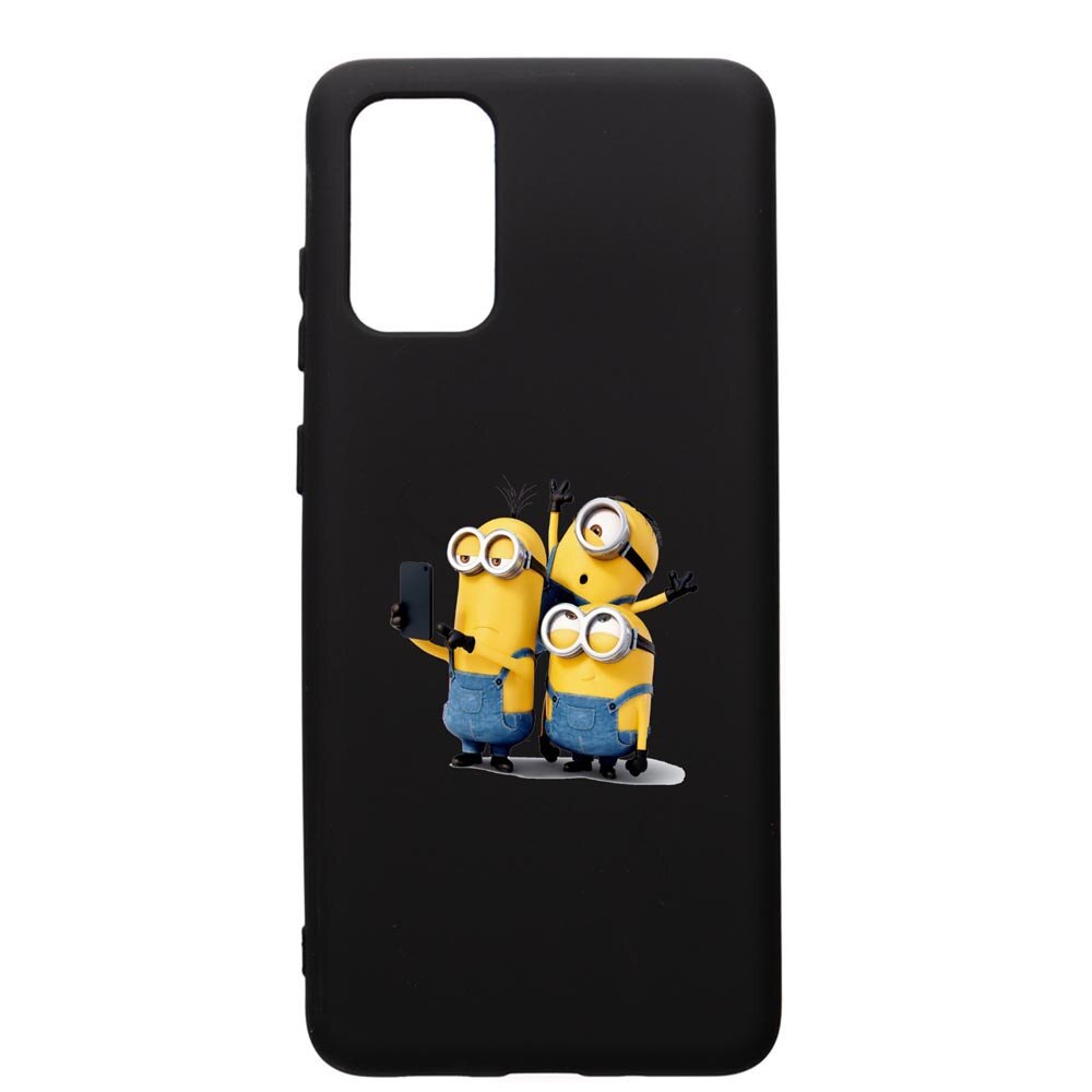 Husa de protectie Huawei P40, Minion, silicon, cu interiorul din material textil, protectie camera, PB207