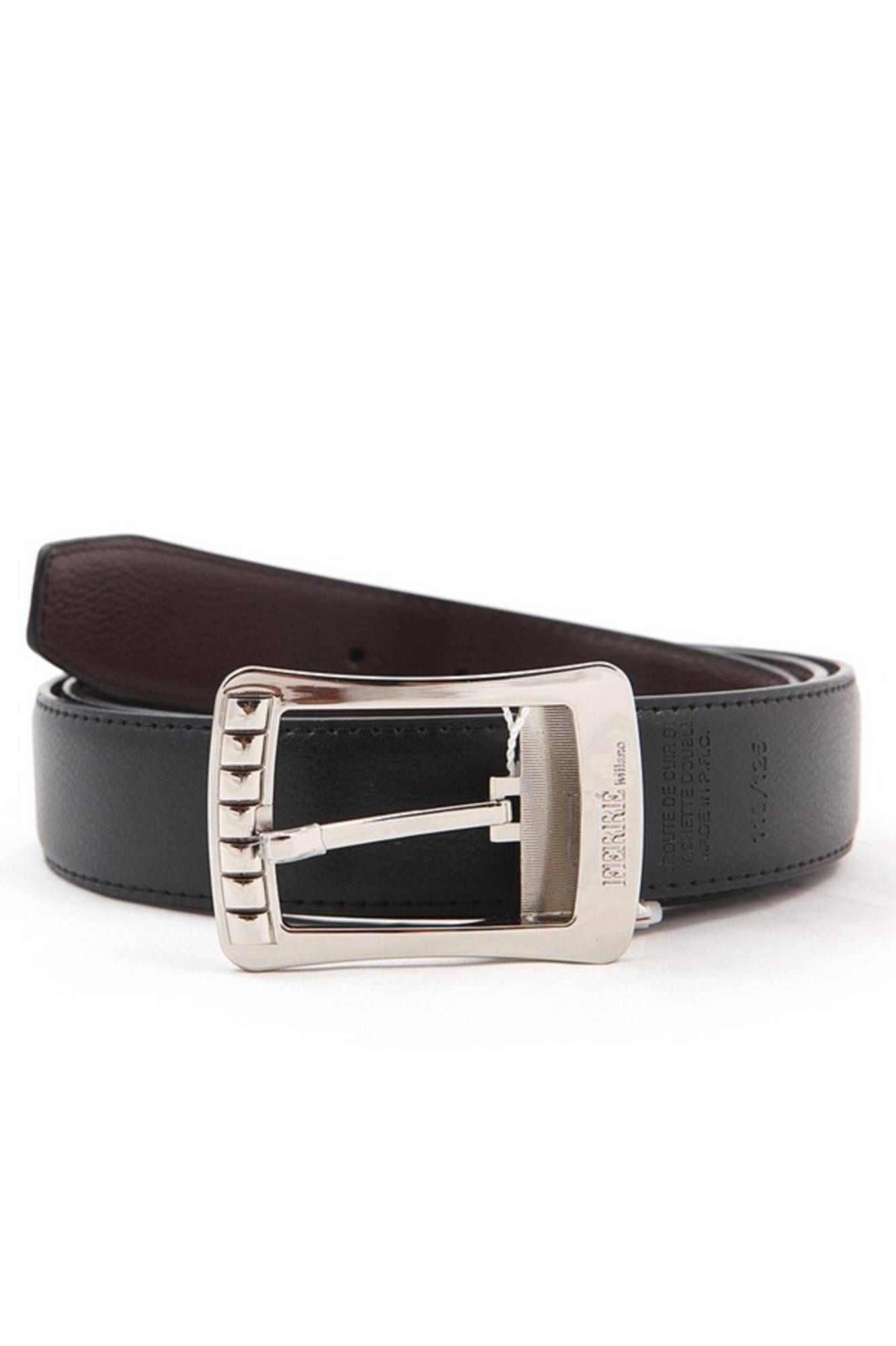 Curea din piele reversibila, Gianfranco Ferrè, negru/Maro 110