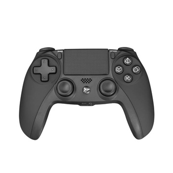 Controller digital pentru jocuri PC / PS3 / PS4, White Shark Armageddon, Bluetooth, Negru Controller digital pentru jocuri PC / PS3 / PS4, White Shark Armageddon, Bluetooth, Negru