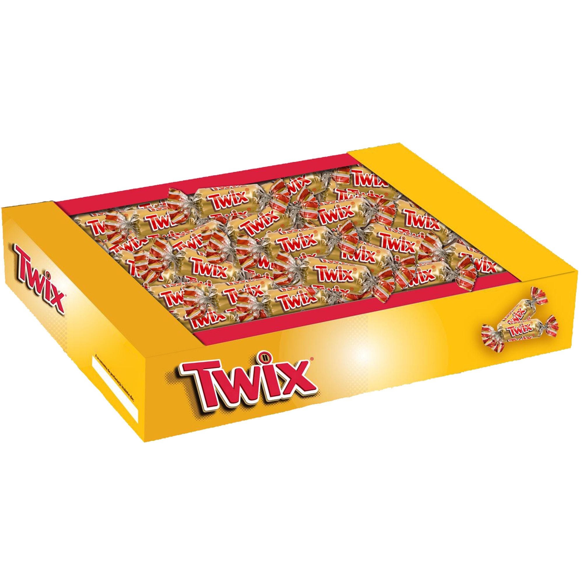 Baton de biscuit si caramel invelit in ciocolata cu lapte Twix, 4kg