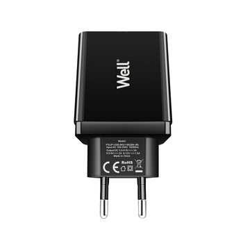 Alimentator USB Well, compatibil cu QuickCharge 3.0, putere 18W, 1 iesire, rezistent la foc Alimentator USB Well, compatibil cu QuickCharge 3.0, putere 18W, 1 iesire, rezistent la foc