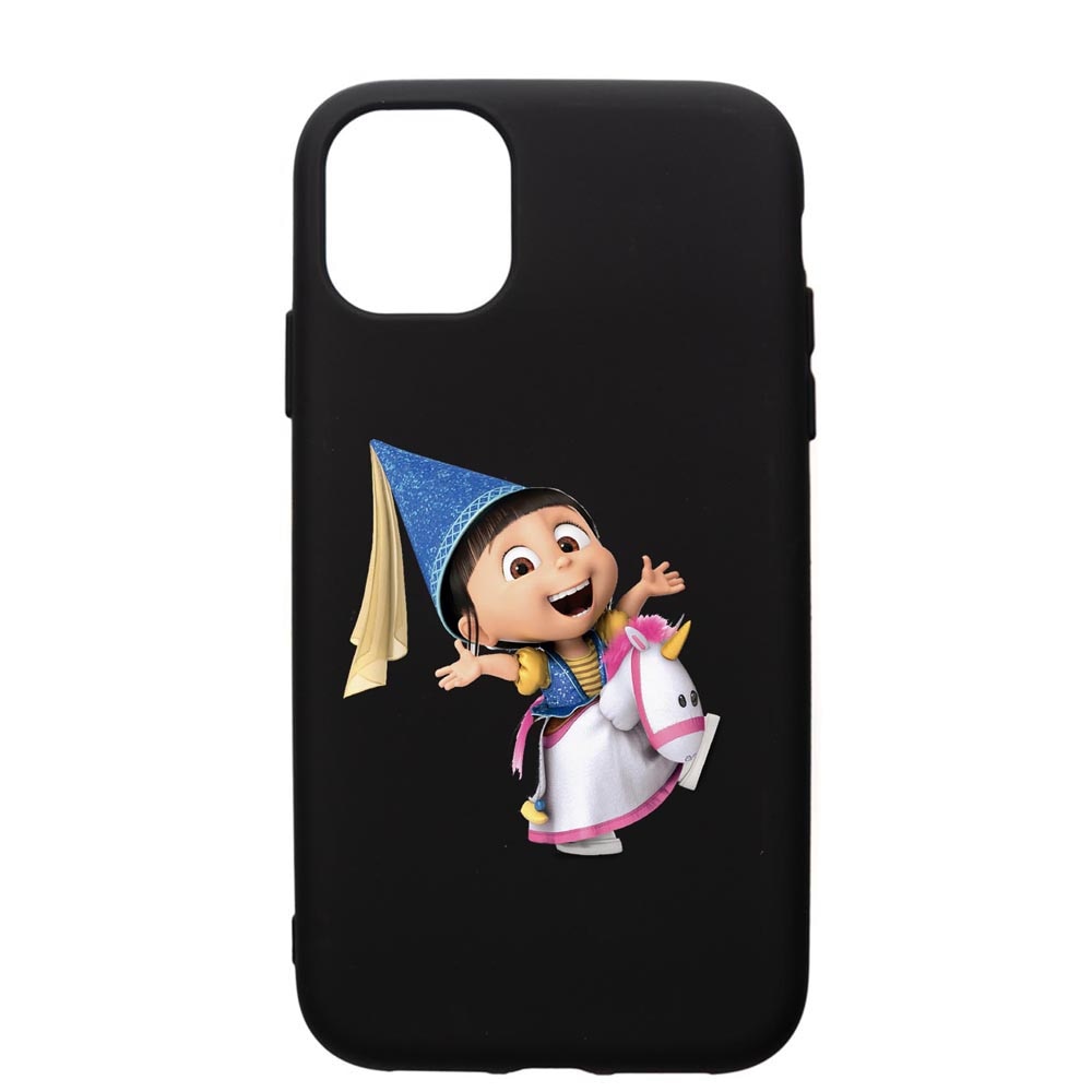 Husa de protectie Apple iPhone 12 Mini, Despicable Me, Agnes, silicon, cu interiorul din material textil, protectie camera, PB220
