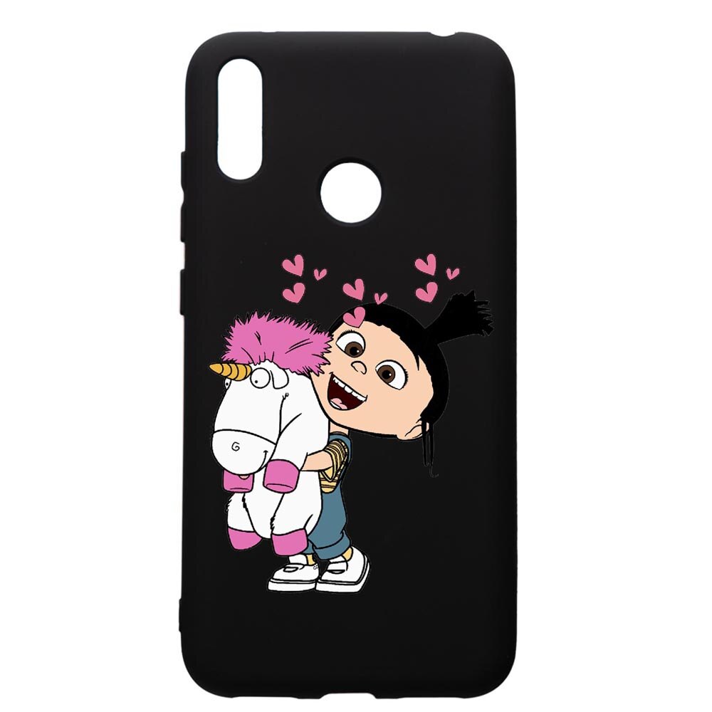 Husa de protectie Huawei Y7 2019, Despicable, Me Agnes, silicon, cu interiorul din material textil, protectie camera, PB217