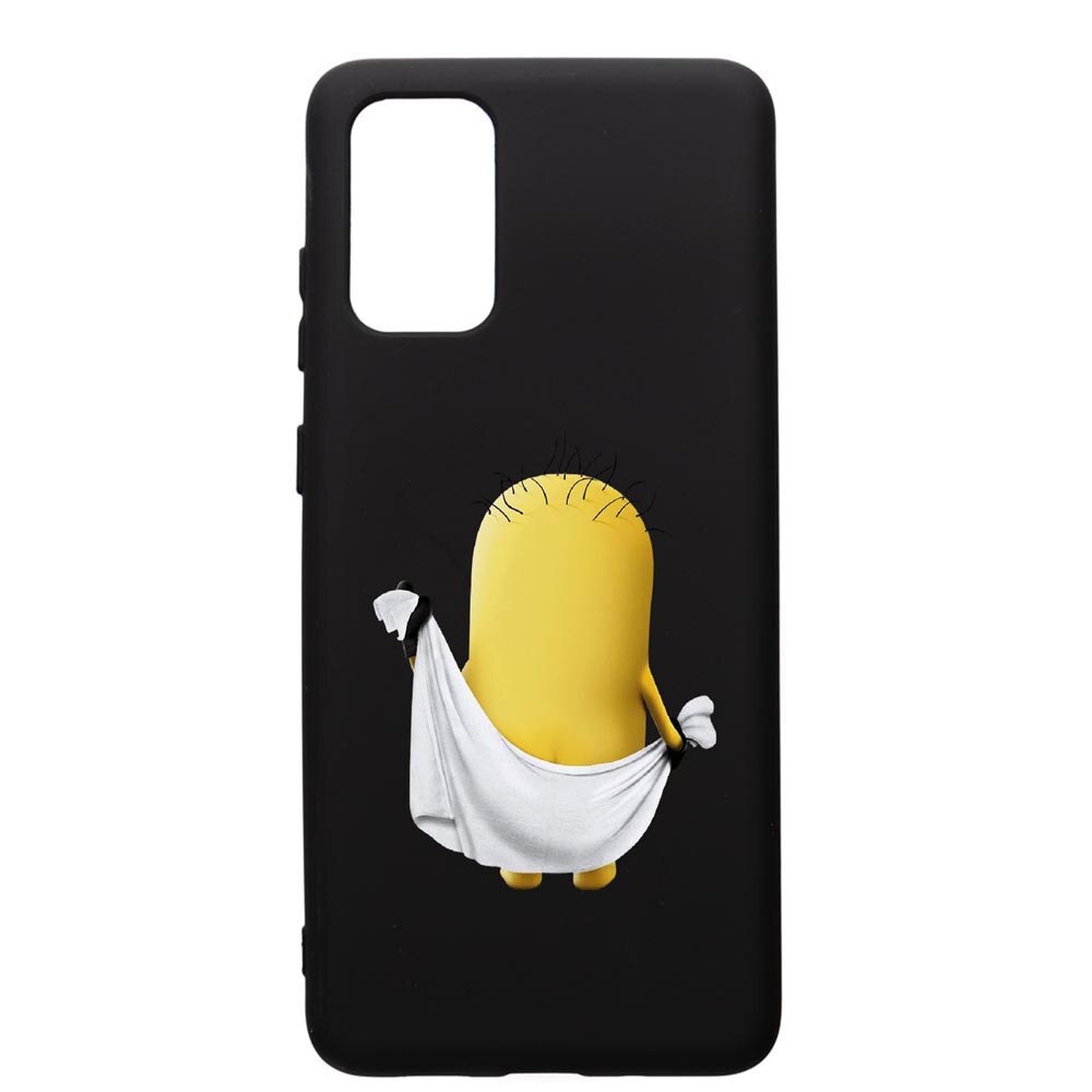 Husa de protectie Samsung Galaxy A51, Cartoon, Minion, silicon, cu interiorul din material textil, protectie camera, PB219