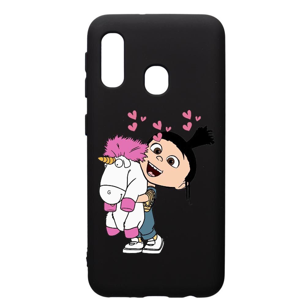 Husa de protectie Samsung Galaxy A20E, Despicable, Me Agnes, silicon, cu interiorul din material textil, protectie camera, PB217