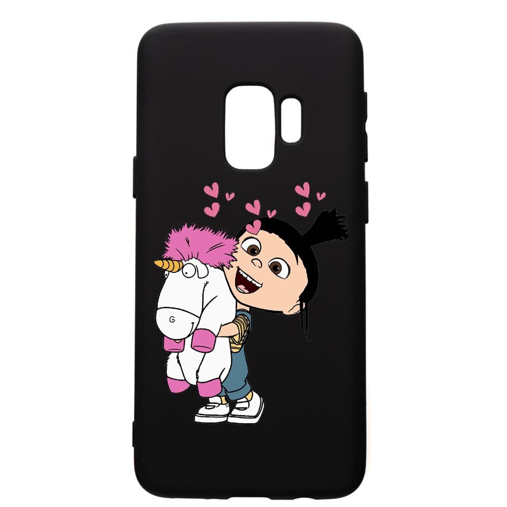 Husa de protectie Samsung Galaxy S9, Despicable, Me Agnes, silicon, cu interiorul din material textil, protectie camera, PB217