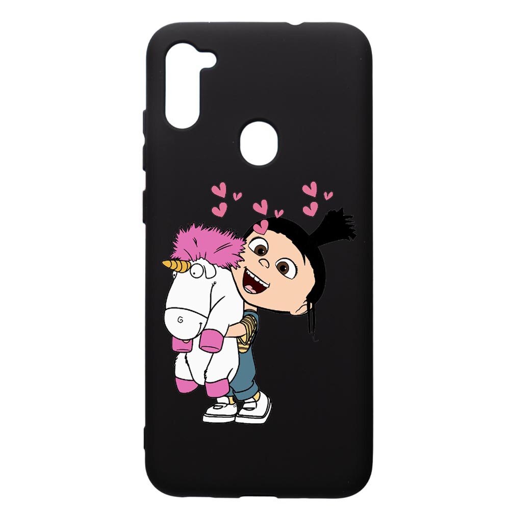 Husa de protectie Samsung Galaxy A11, Despicable, Me Agnes, silicon, cu interiorul din material textil, protectie camera, PB217