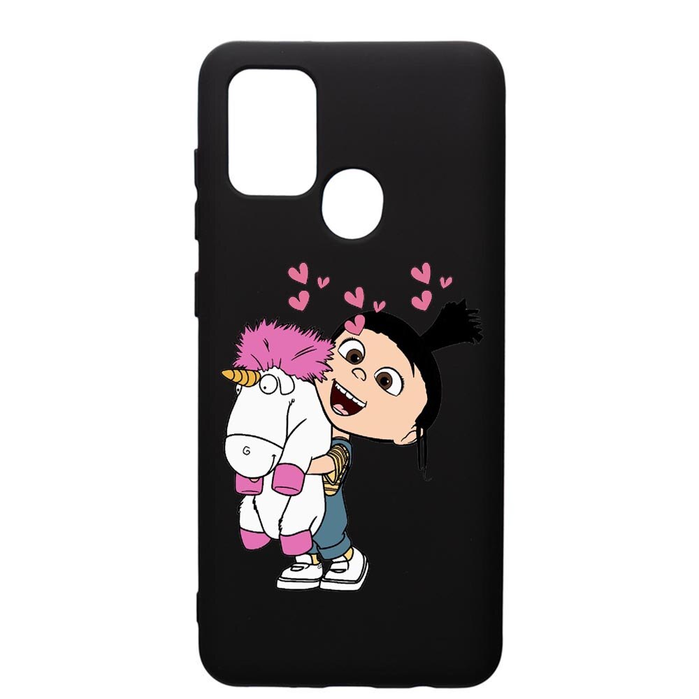 Husa de protectie Samsung Galaxy A21, Despicable, Me Agnes, silicon, cu interiorul din material textil, protectie camera, PB217