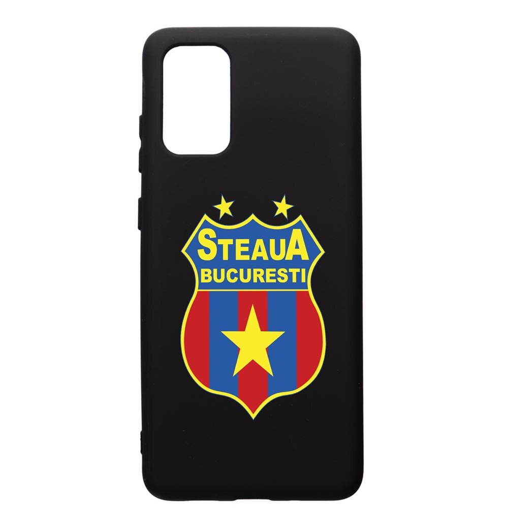 Husa de protectie Samsung Galaxy A41, Football, Steaua, silicon, cu interiorul din material textil, protectie camera, PB230