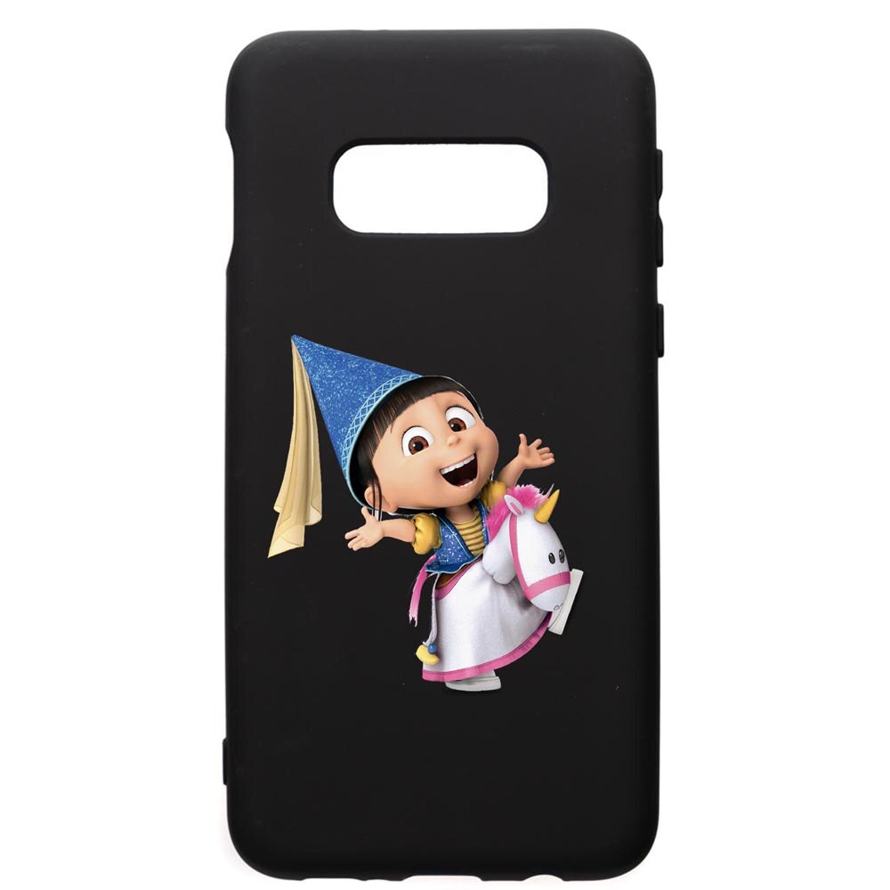 Husa de protectie Samsung Galaxy S10E, Despicable Me, Agnes, silicon, cu interiorul din material textil, protectie camera, PB220