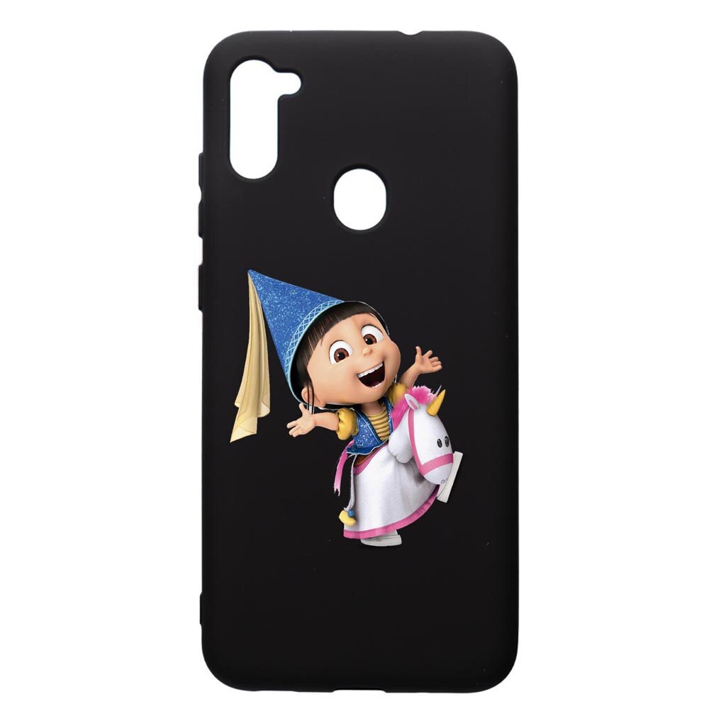 Husa de protectie Samsung Galaxy A11, Despicable Me, Agnes, silicon, cu interiorul din material textil, protectie camera, PB220