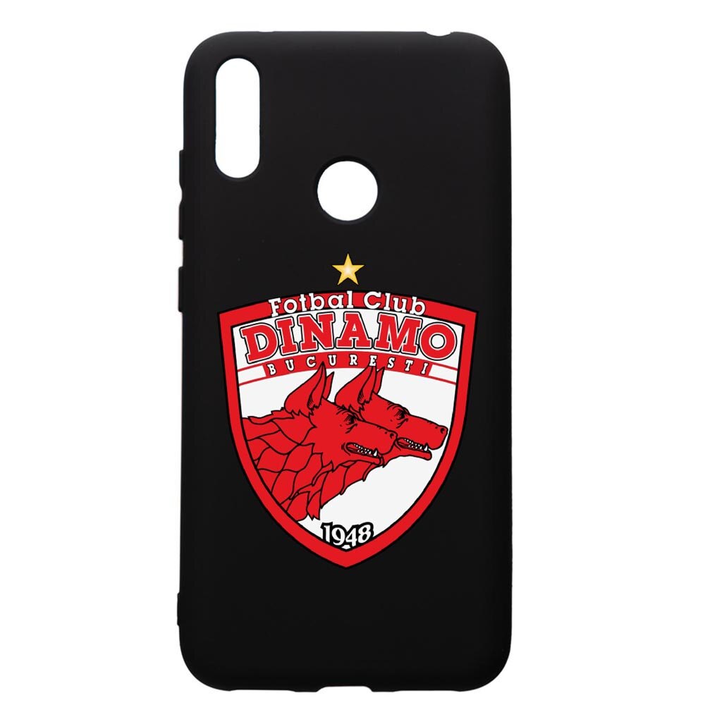 Husa de protectie Huawei Y7 2019, Football, DInamo, silicon, cu interiorul din material textil, protectie camera, PB229