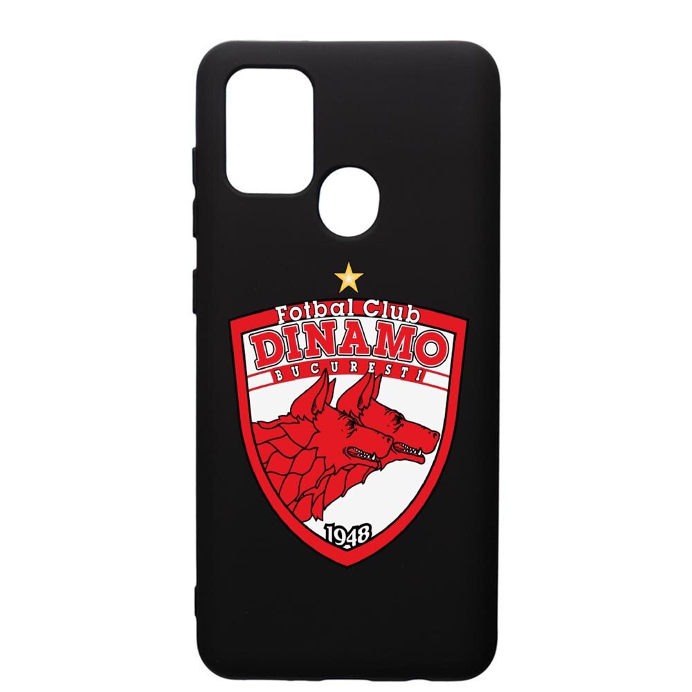 Husa de protectie Samsung Galaxy A21, Football, DInamo, silicon, cu interiorul din material textil, protectie camera, PB229
