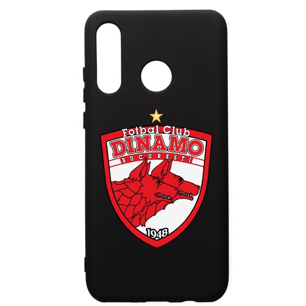 Husa de protectie Huawei P30 Lite, Football, DInamo, silicon, cu interiorul din material textil, protectie camera, PB229