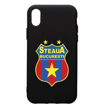 Husa de protectie Samsung Galaxy A10, Football, Steaua, silicon, cu interiorul din material textil, protectie camera, PB230 Husa de protectie Samsung Galaxy A10, Football, Steaua, silicon, cu interiorul din material textil, protectie camera, PB230