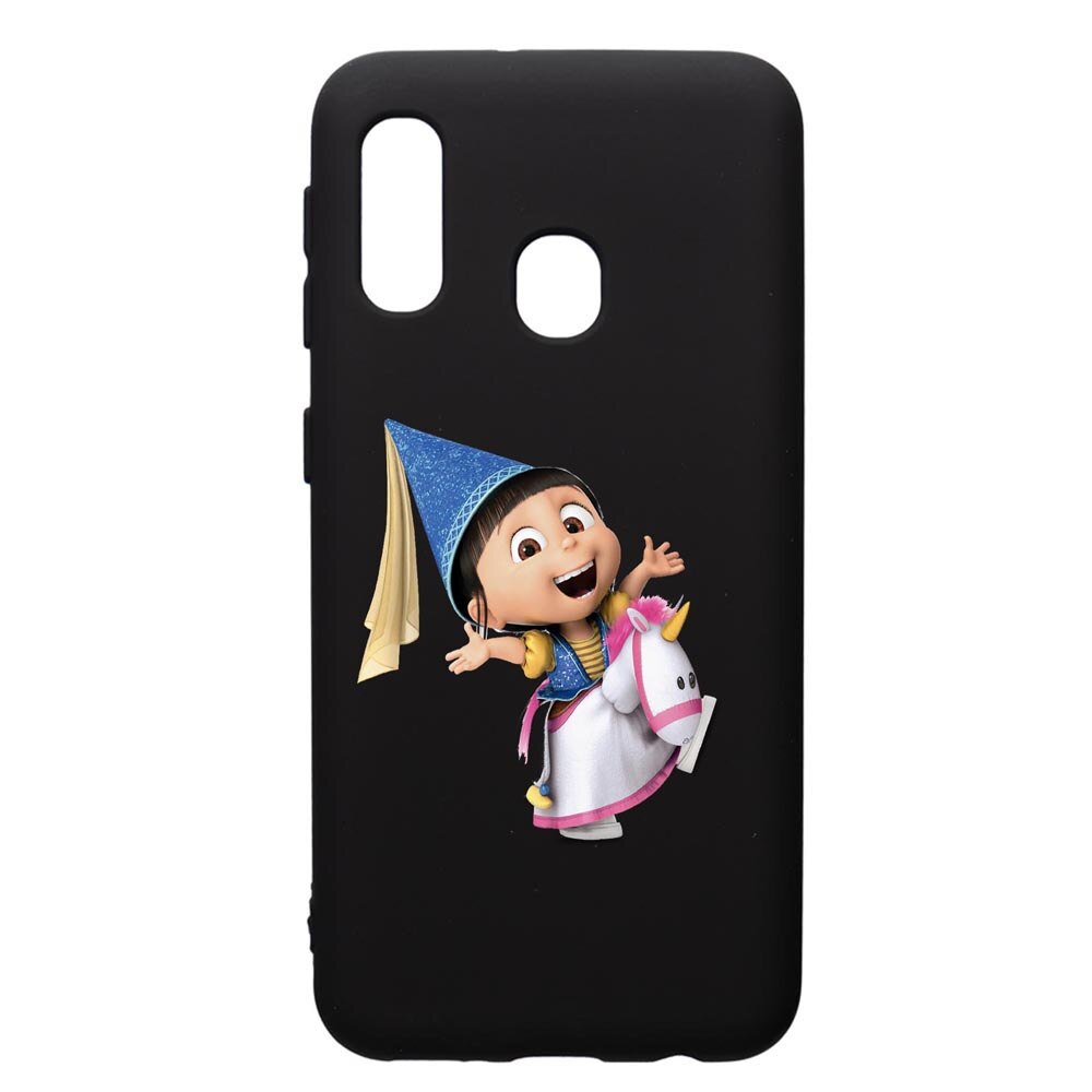 Husa de protectie Samsung Galaxy A20E, Despicable Me, Agnes, silicon, cu interiorul din material textil, protectie camera, PB220