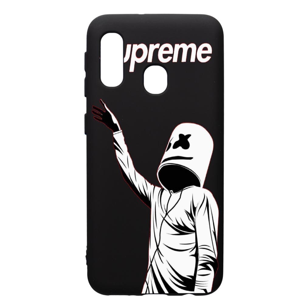 Husa de protectie Samsung Galaxy A20E, Supreme, Marshmello, silicon, cu interiorul din material textil, protectie camera, PB255