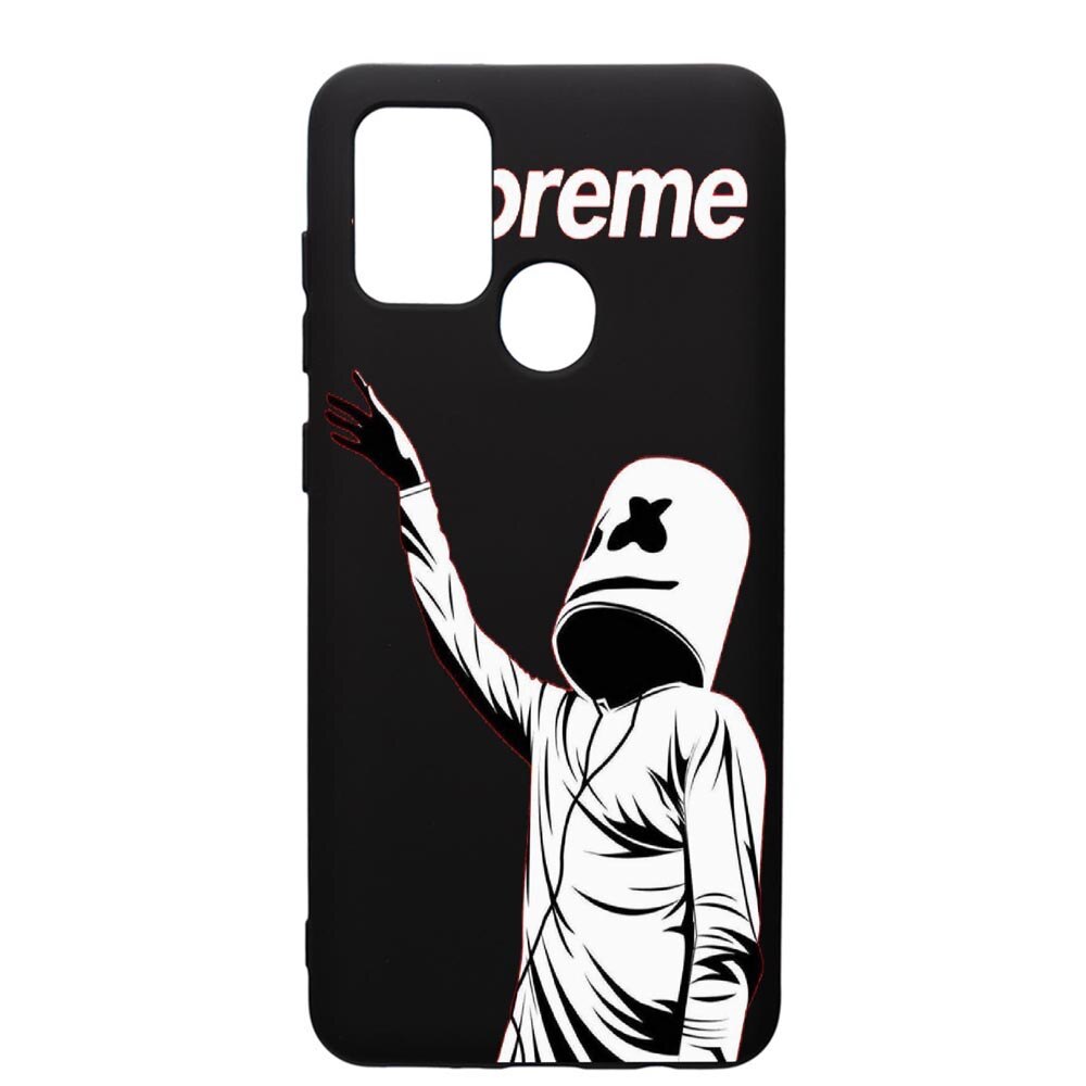 Husa de protectie Samsung Galaxy A21, Supreme, Marshmello, silicon, cu interiorul din material textil, protectie camera, PB255