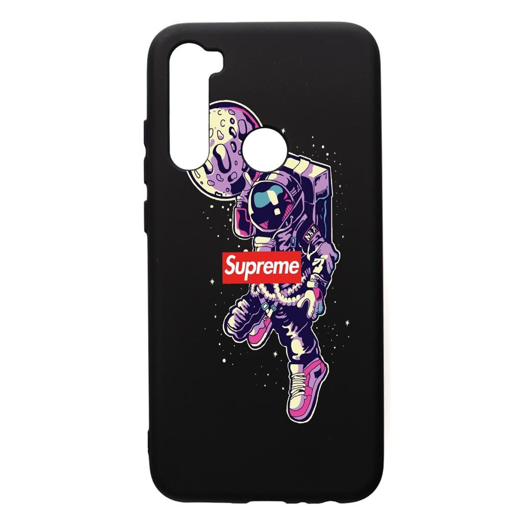 Husa de protectie Xiaomi Redmi Note 8, Supreme, Astronaut, silicon, cu interiorul din material textil, protectie camera, PB254