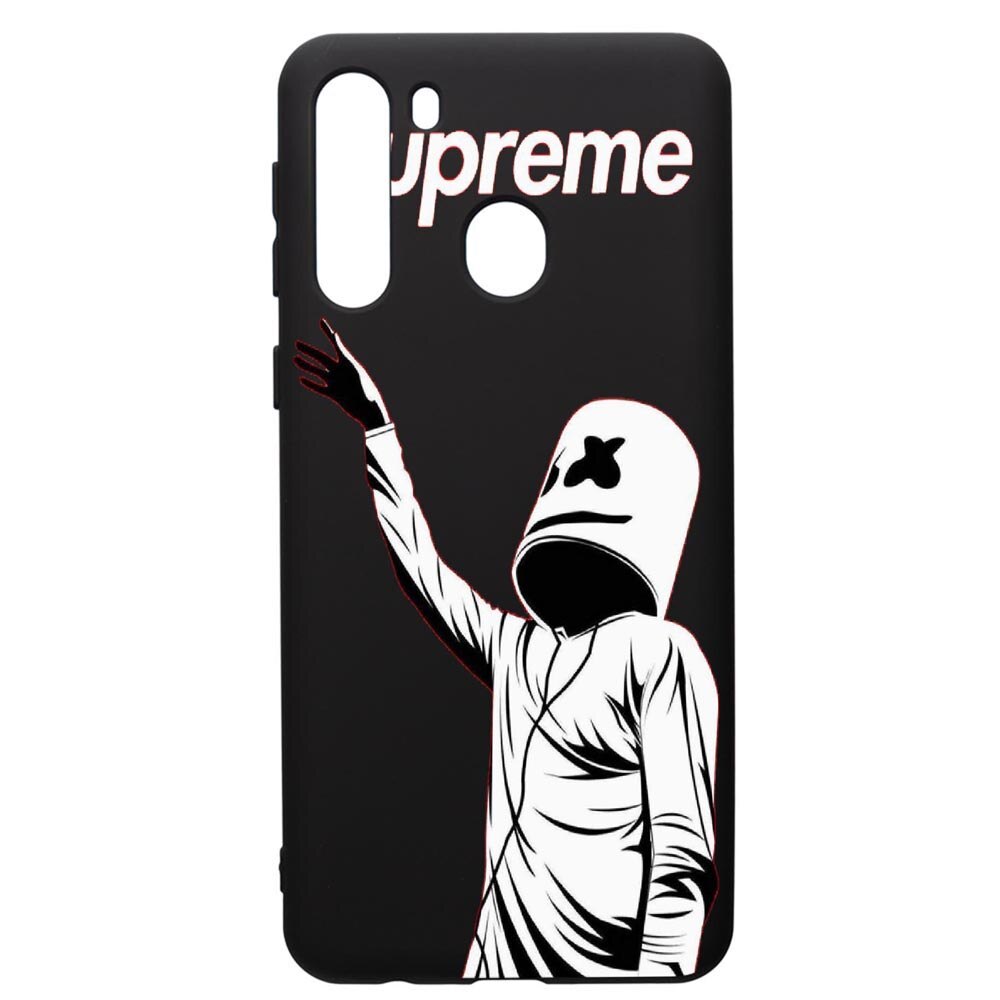 Husa de protectie Samsung Galaxy A21S, Supreme, Marshmello, silicon, cu interiorul din material textil, protectie camera, PB255