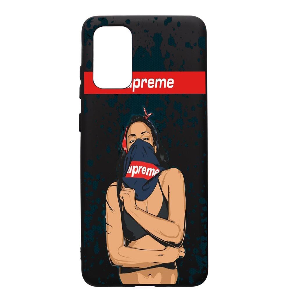 Husa de protectie Samsung Galaxy A41, Supreme, Woman, silicon, cu interiorul din material textil, protectie camera, PB256