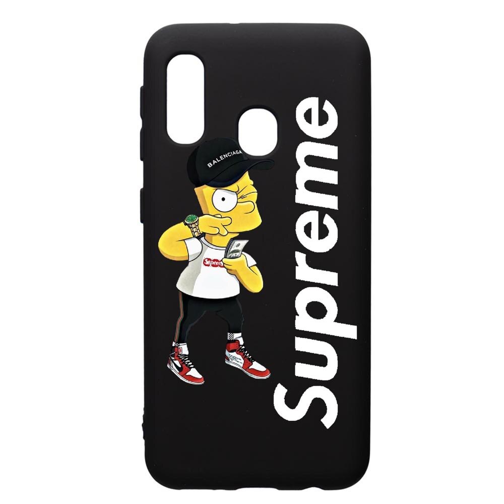 Husa de protectie Samsung Galaxy A20E, Supreme, Simpsons, silicon, cu interiorul din material textil, protectie camera, PB258